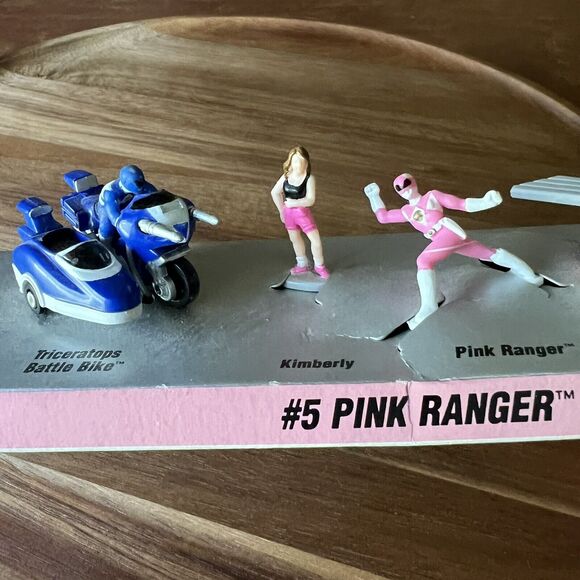 Micro Machines Mighty Morphin Power Rangers #5 Pink Ranger Set Galoob 1994 - Picture 13 of 16